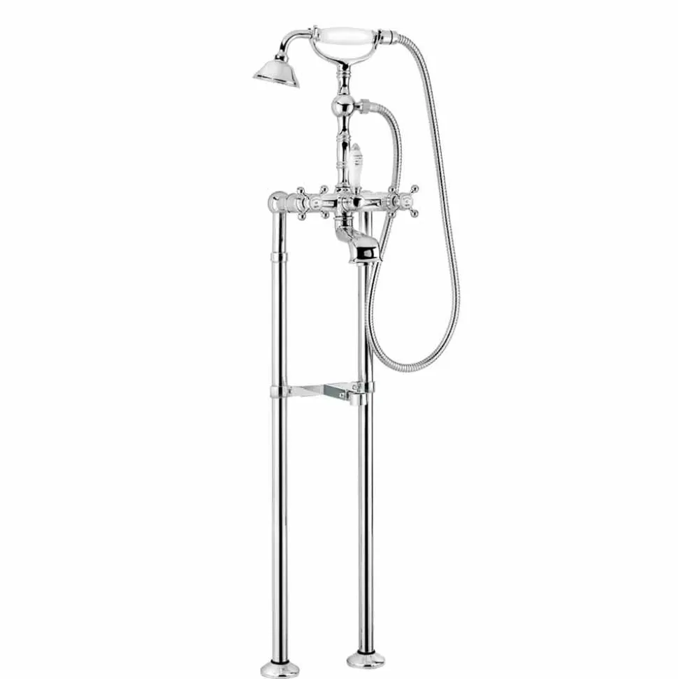 Miscelatore per Bordo Vasca Classico in Ottone Made in Italy - Eripio