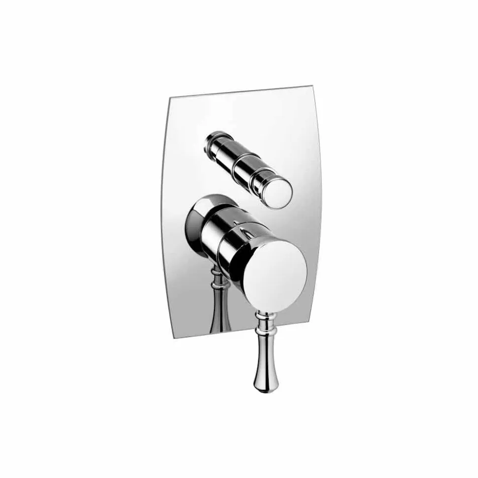 Miscelatore per Doccia o Vasca di Design in Ottone Made in Italy - Neno
