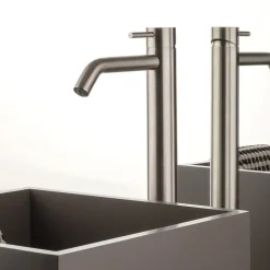 Miscelatore per Lavabo Alto con Bocca Lunga in Acciaio AISI 316L - Artigli