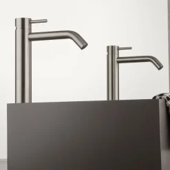 Miscelatore per Lavabo Alto con Bocca Lunga in Acciaio AISI 316L - Artigli