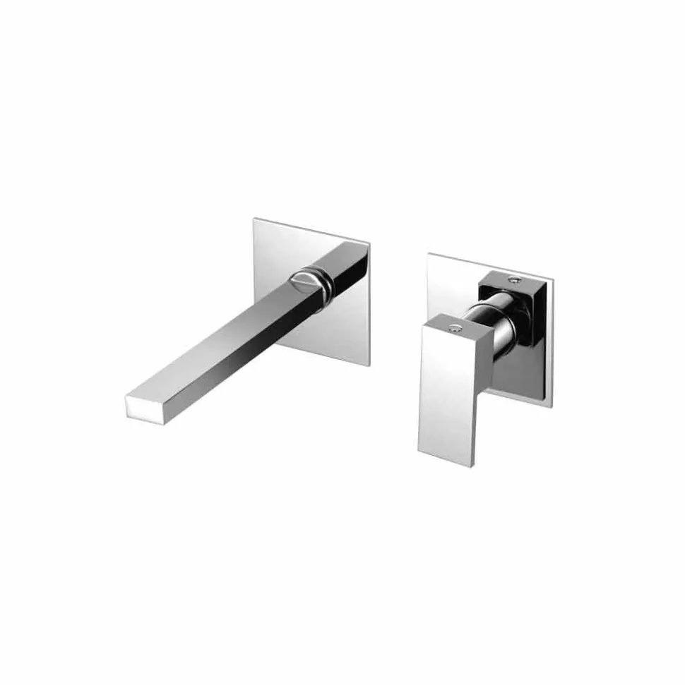 Miscelatore per Lavabo a Muro di Design Made in Italy - Panela