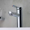 Miscelatore per Lavabo Bagno in Ottone Finitura Cromato, Design Pregiato - Zanio