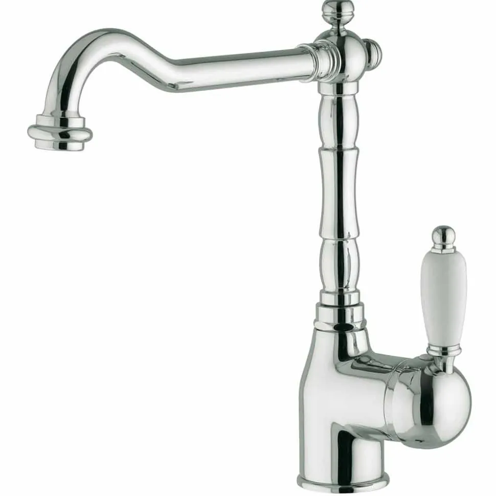 Miscelatore per Lavabo Cucina Design Classico in Ottone Made in Italy - Carmel