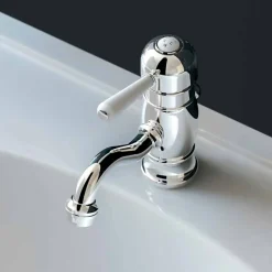 Miscelatore per Lavabo da Appoggio in Ottone di Design Made in Italy - Binsu