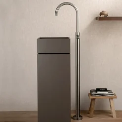 Miscelatore per Lavabo da Terra in Acciaio AISI 316L Made in Italy - Artigli
