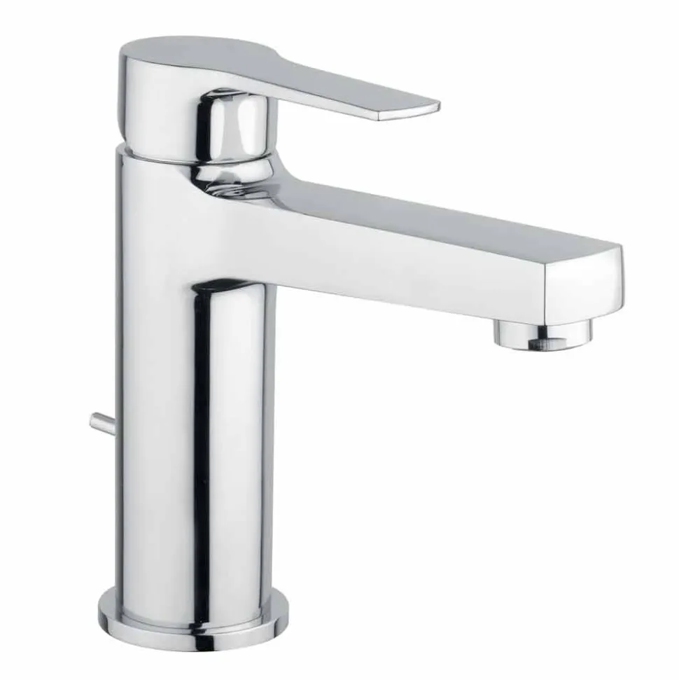 Miscelatore per Lavabo in Ottone Design Moderno Made in Italy - Sindra