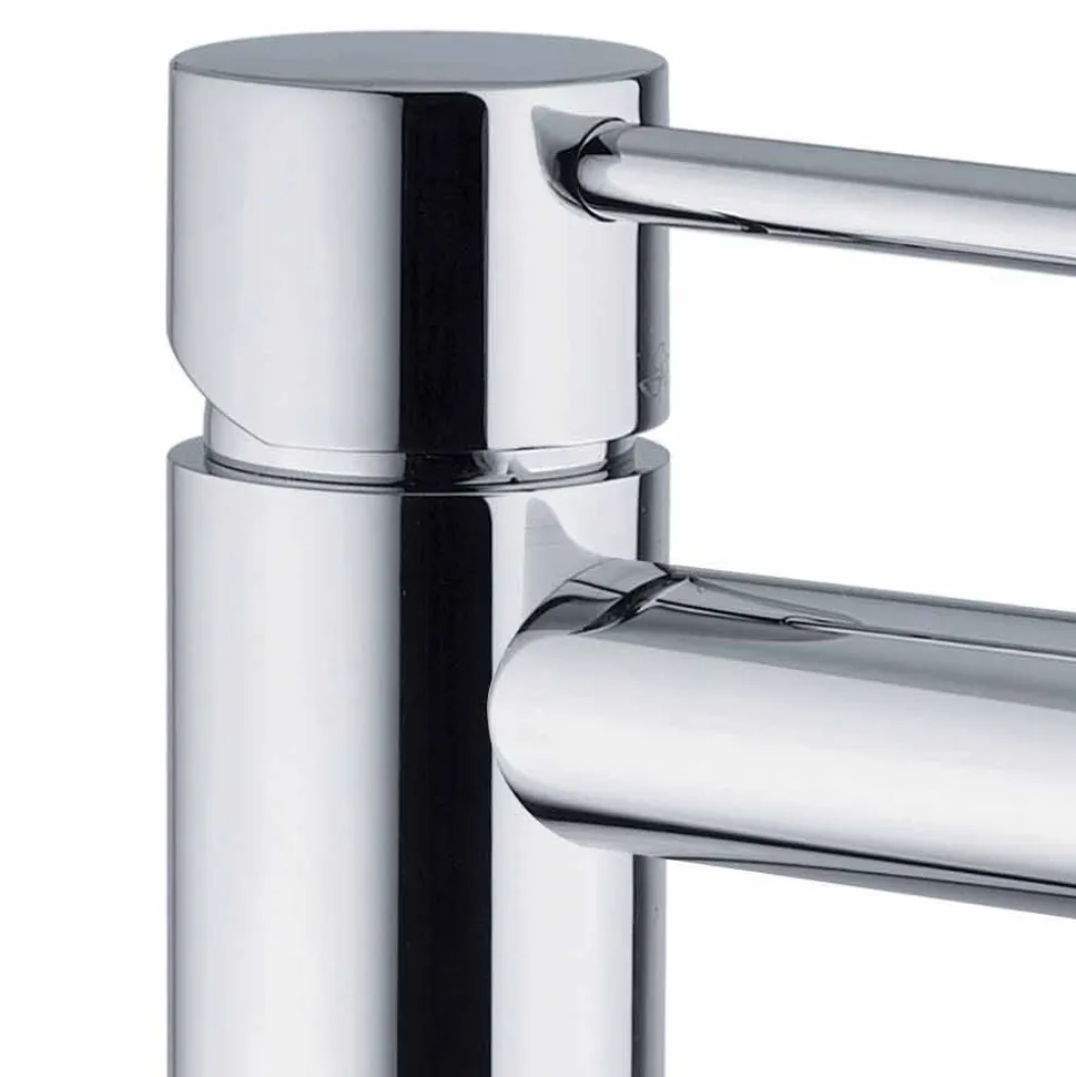 Miscelatore per Lavabo in Ottone Finitura Cromata Made in Italy - Ermia
