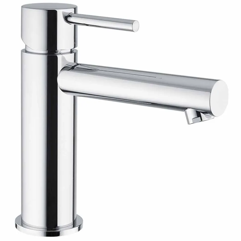 Miscelatore per Lavabo in Ottone Finitura Cromata Made in Italy - Ermia