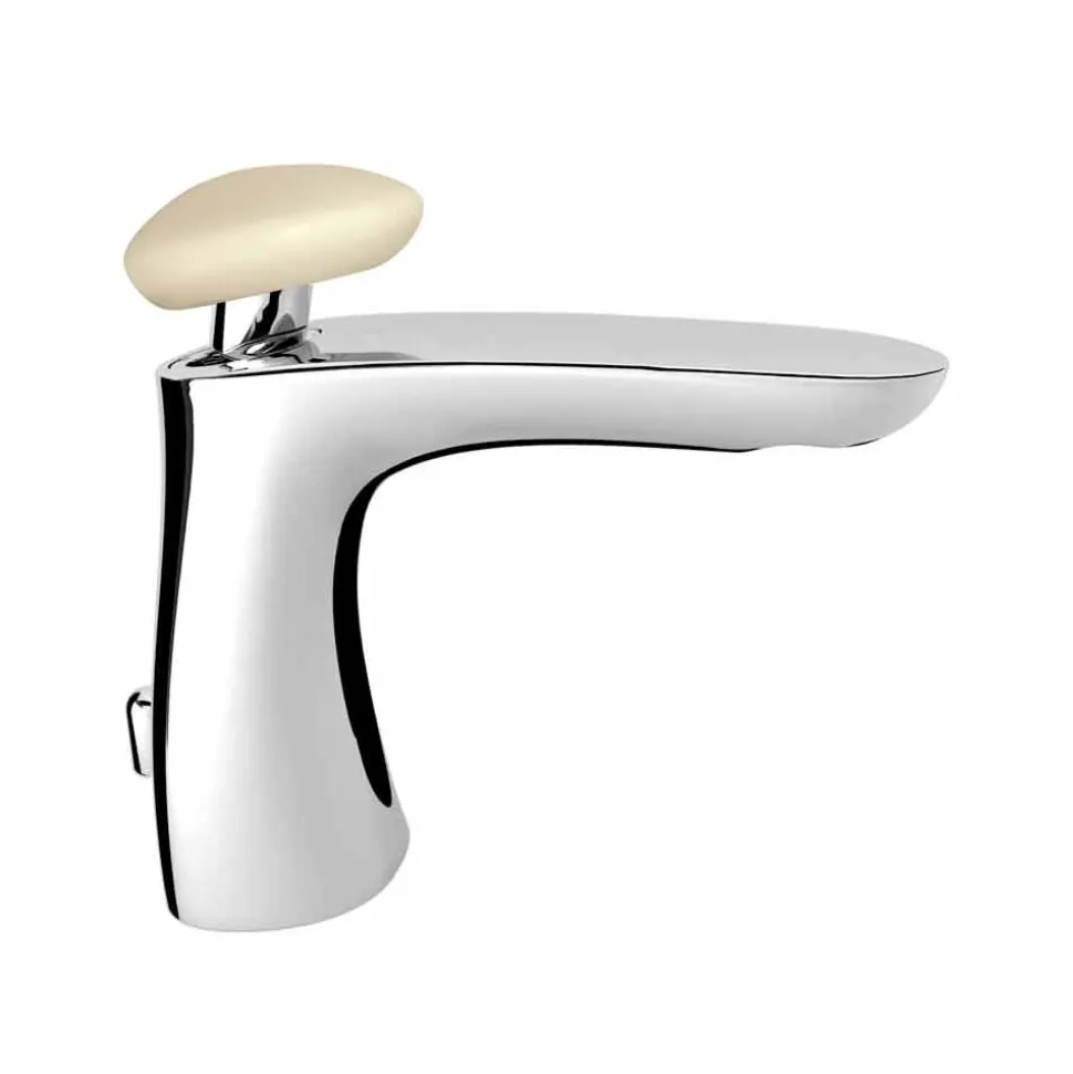 Miscelatore per Lavabo in Ottone Design Moderno Made in Italy - Besugo