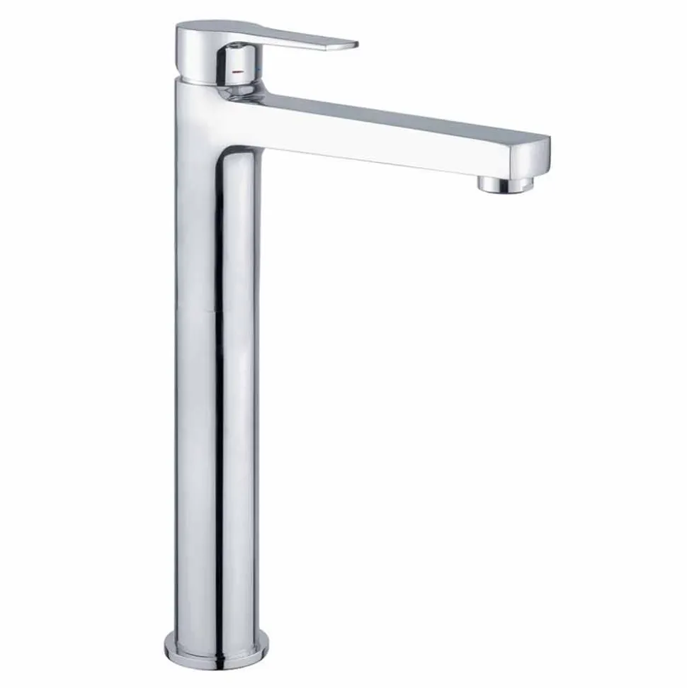 Miscelatore Prolungato per Lavabo Moderno in Ottone Made in Italy - Sindra
