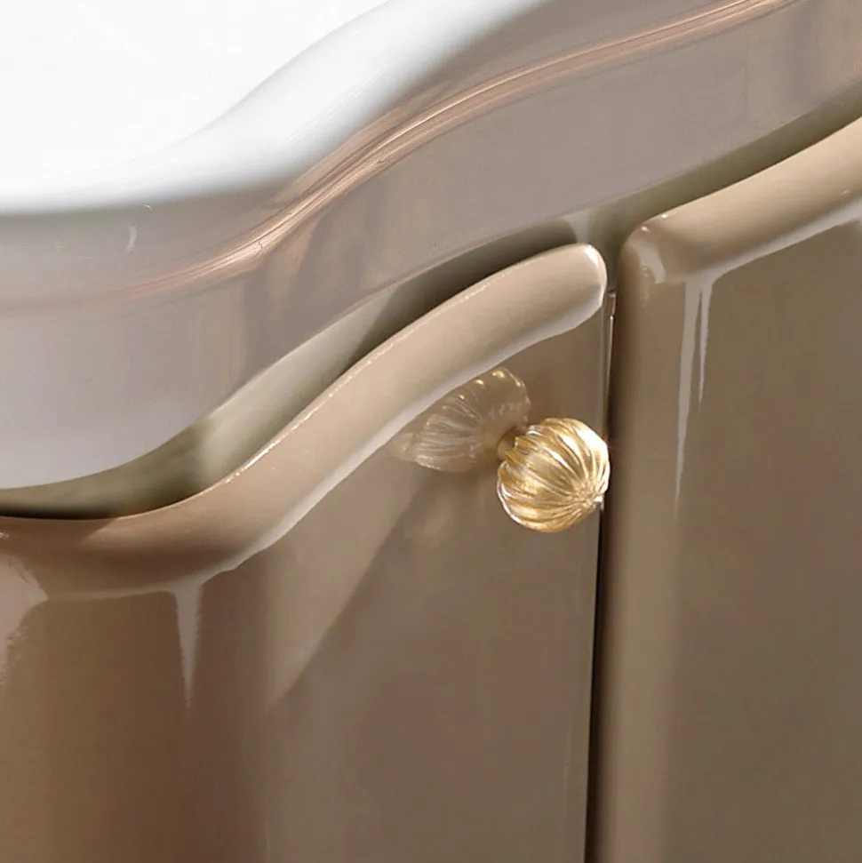 Mobile a Due Ante e Cesto Laccato Lucido Made in Italy - Candy