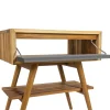 Mobile Bagno a Terra in Teak Naturale con Cassetto in Mogano - Gatien