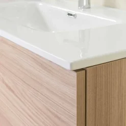 Mobile Bagno 90 cm, Lavabo, Specchio e Colonna – Becky