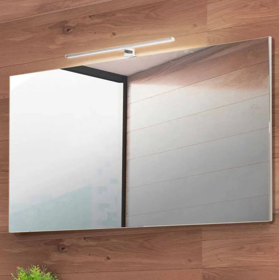 Mobile Bagno 120 cm, Specchio e Lavabo – Becky