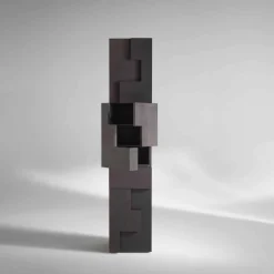 Mobile contenitore a colonna in legno di larice spazzolato Azalea