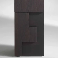 Mobile contenitore a colonna in legno di larice spazzolato Azalea