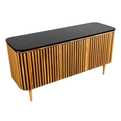 Mobile da Bagno in Teak Massello e Mogano Realizzato a Mano - Heliconia