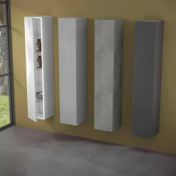Mobile d'Arredo Bagno a Colonna 6 Ripiani con Anta in 4 Finiture - Antanta
