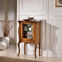 Mobile da Salotto Classico con 1 Anta Vetro o Legno Made in Italy - London