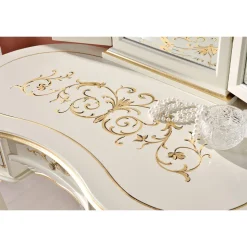 Mobile Pettiniera in Legno con Cassetti e Specchio Made in Italy - Luxury
