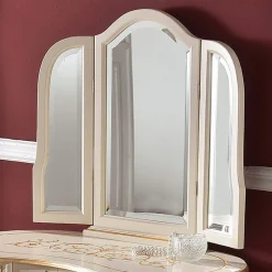 Mobile Pettiniera in Legno con Cassetti e Specchio Made in Italy - Luxury