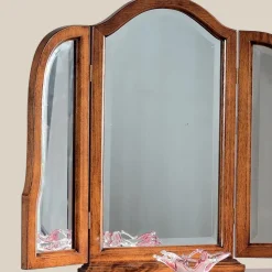 Mobile Pettiniera in Legno con Cassetti e Specchio Made in Italy - Luxury