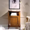 Mobile Porta Telefono Classico in Legno con Anta Made in Italy - Richard