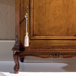 Mobile Porta Telefono Classico in Legno con Anta Made in Italy - Richard
