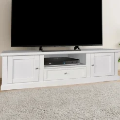 Mobile Porta Tv con 2 Ante, 1 Cassetto e 1 Vano a Giorno Made in Italy - Forseti