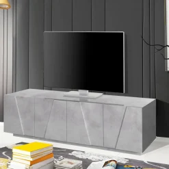 Mobile Porta Tv da Soggiorno con 4 Ante in Melaminico Made in Italy - Naditza