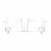 Mobile porta tv design moderno in plexiglass trasparente Mago Double