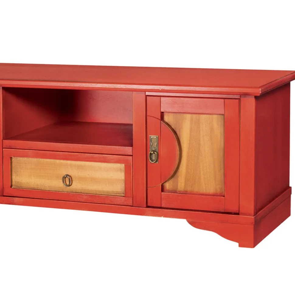 Mobile Porta Tv in Legno Impiallacciato di Diverse Finiture Made in Italy - Purusha