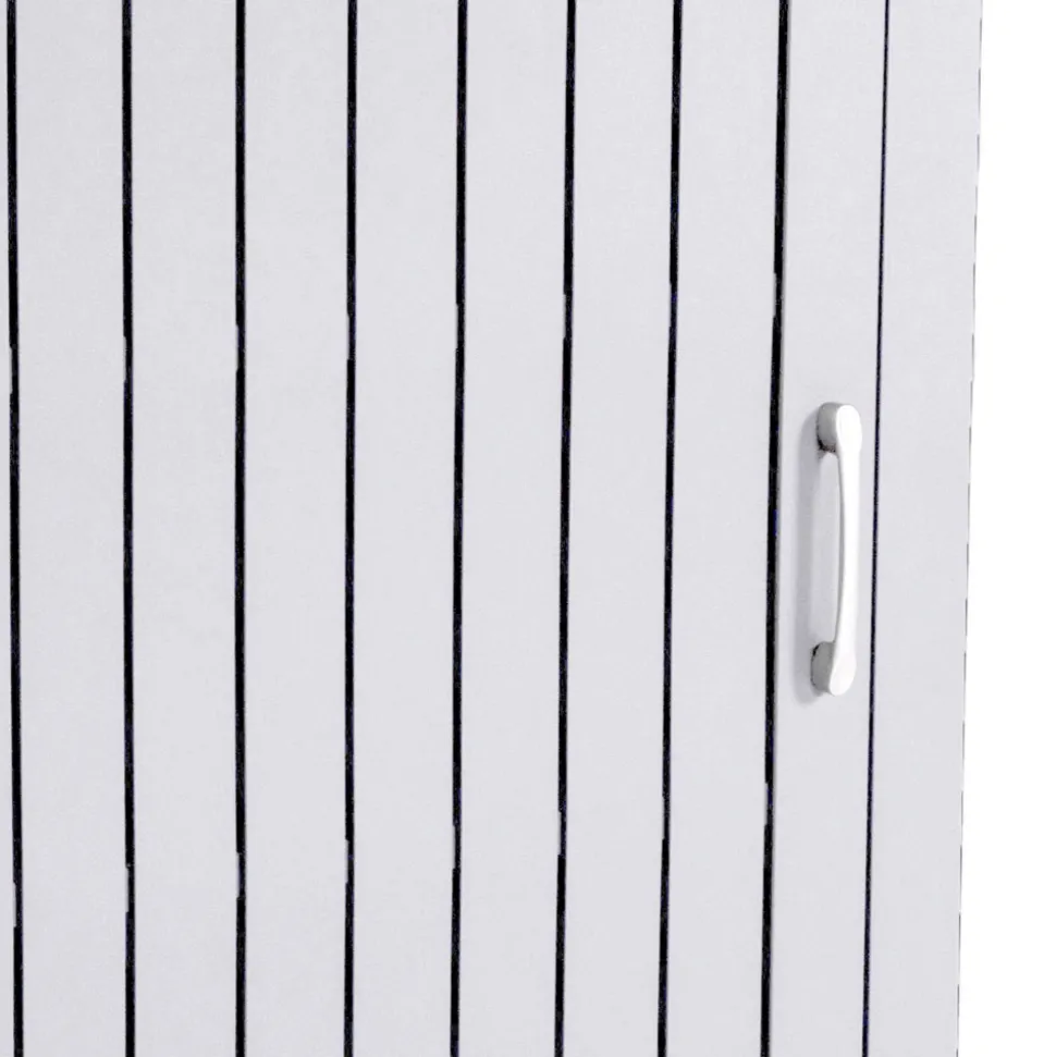 Mobiletto da Esterno in Alluminio con 1 Anta di Diverse Finiture - Hotel