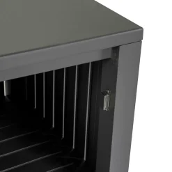 Mobiletto da Esterno in Alluminio con 1 Anta di Diverse Finiture - Hotel