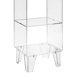Mobile Vetrina Plexiglass Trasparente Design Italiano 4 Ripiani - Raganella