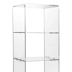 Mobile Vetrina Plexiglass Trasparente Design Italiano 4 Ripiani - Raganella