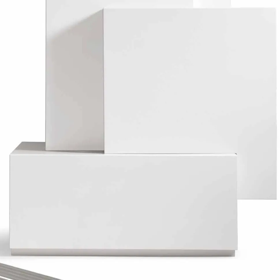 Mobile zona giorno a torre design MDF Tetris made in Italy