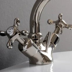Monoforo Bidet in Ottone Pesante con Scarico Made in Italy -Polignano