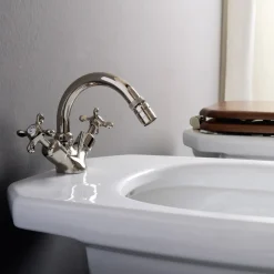 Monoforo Bidet in Ottone Pesante con Scarico Made in Italy -Polignano