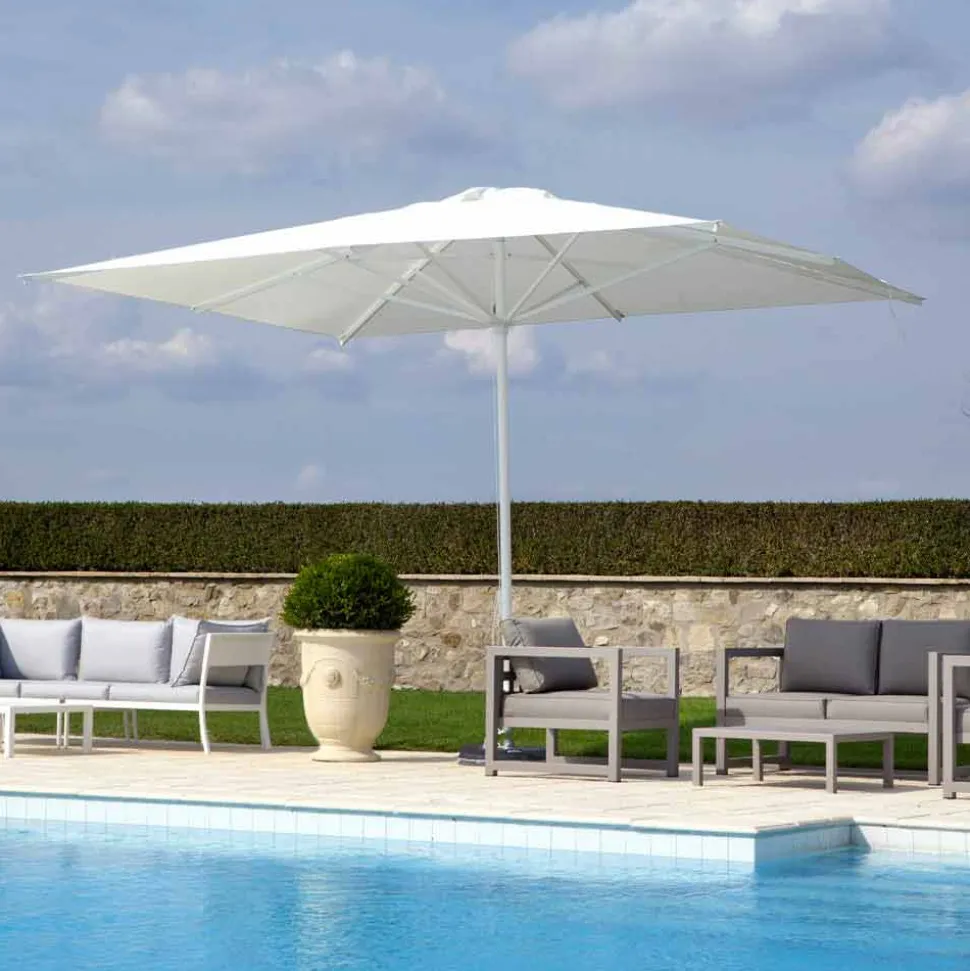 Ombrellone da Giardino in Tessuto Acrilico e Alluminio Made in Italy - Solero