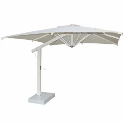 Ombrellone Giardino 300x400 cm Professionale in Alluminio Rettangolare - Lapillo