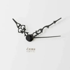 Orologio a Muro Bianco con Decori di Animali in Legno Design Moderno - Suspense