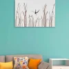 Orologio a Muro in Legno Bianco di Design Moderno Rettangolare - Filigrano