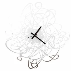 Orologio a Parete di Design Moderno in Ferro Nero o Bianco Made in Italy – Baldo