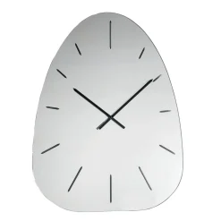 Orologio a Parete in Vetro Specchiato con Incisioni a Laser - Claudia