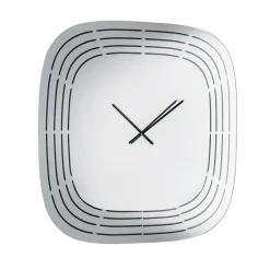 Orologio a Parete in Vetro Spechiato con Incisioni Laser Made in Italy - Cesira