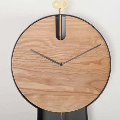 Orologio a Pendolo di Design con Struttura in Acciaio Made in Italy - Pendolino