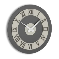 Orologio da Muro in MDF e Numeri Romani in Rilievo in Lino - Cronoforma