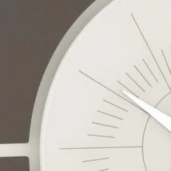 Orologio da Muro in Metacrilato e Cornice in Lino Made in Italy - Battito