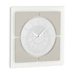 Orologio da Muro in Metacrilato e Cornice in Lino Made in Italy - Battito